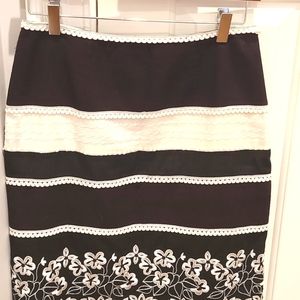 ETCETERA black and white skirt